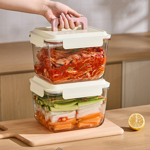 【超大容量】高硼硅玻璃泡菜罐子