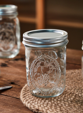 密封罐玻璃果酱燕窝分装瓶食品级真空储物咸菜蜂蜜燕麦酸奶梅森杯