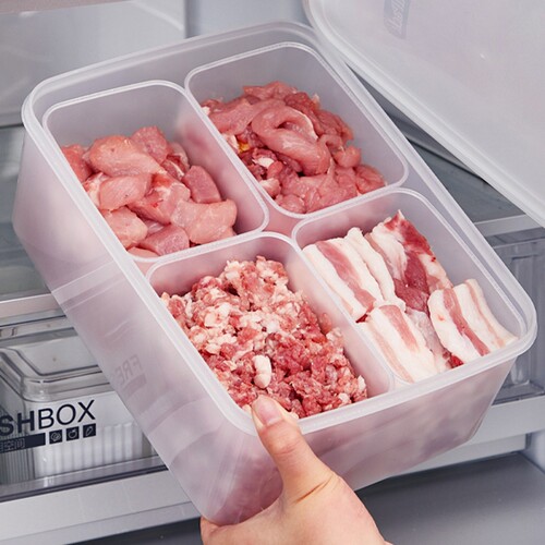 冰箱冷冻肉收纳盒食品级保鲜盒