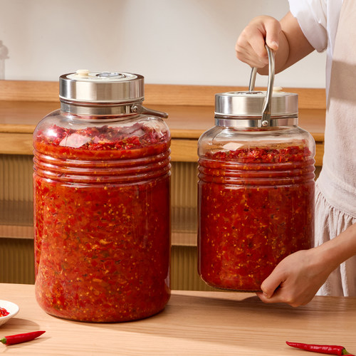 辣椒酱专用玻璃密封罐大容量