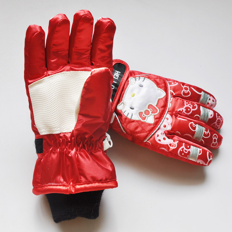 Gants pour fille HELLO KITTY en coton - Ref 2151263 Image 3