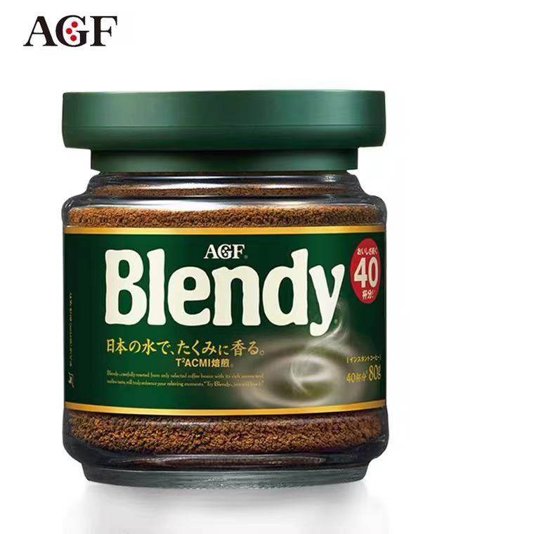 日本进口 agf blendy速冻瓶装黑咖啡80克
