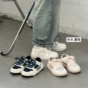 2026春夏儿童板鞋单网透气女童小白鞋学生休闲鞋男童网面运动跑鞋