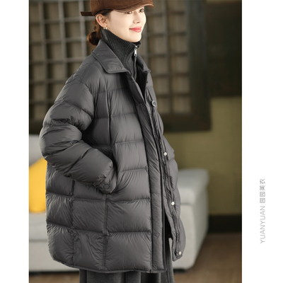 中长款保暖蓬松感羽绒服外套