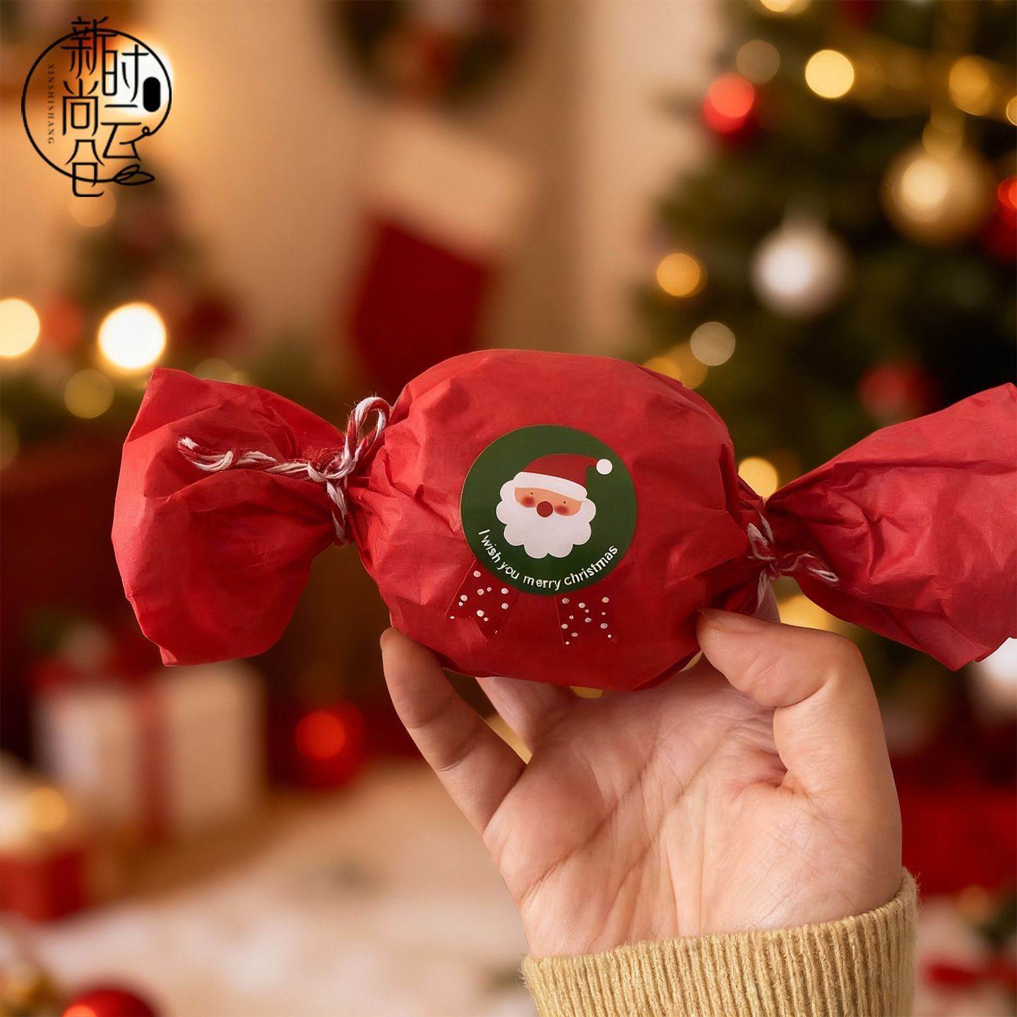 圣诞节礼物包装纸鲜花礼品包花纸