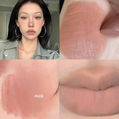 小众欧美风裸色口红吃土色唇釉