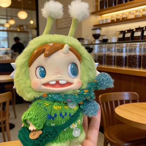 宝拉娃衣怪物收藏系列衣服POLAR毛绒挂件毛衣套装可换装着替泡泡