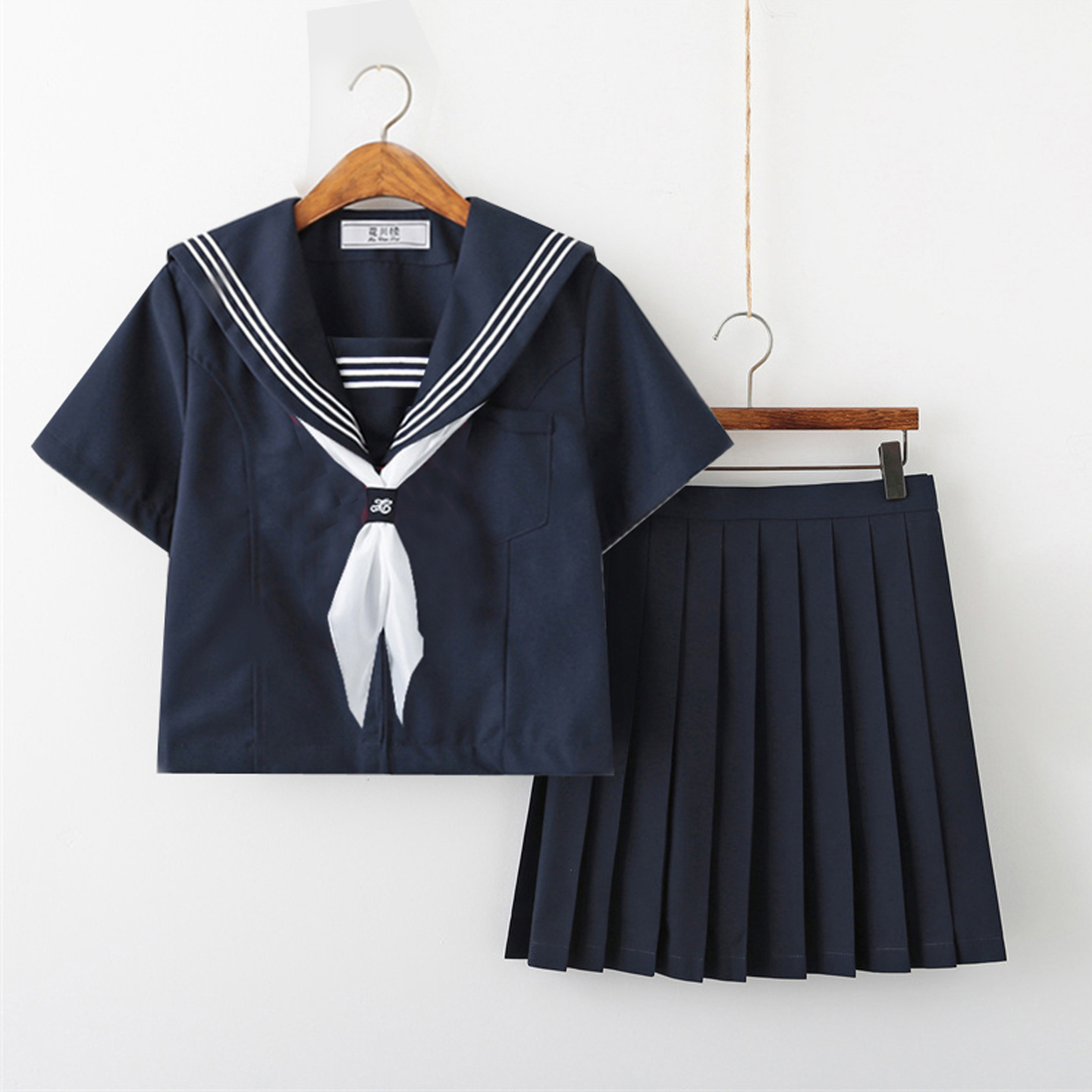 百合物语原创JK绀色制服校服套装