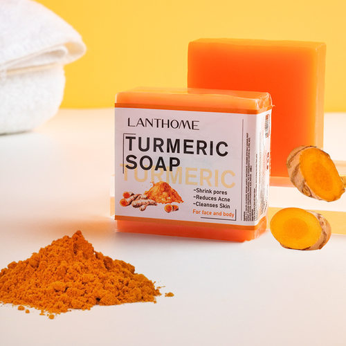 姜黄皂 TURMERIC SOAP Remove Pimples Dark Spots 新品 Turmeric