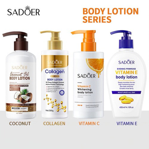 Whitening body lotion, Vitamin C anti-wrinkle body lotion