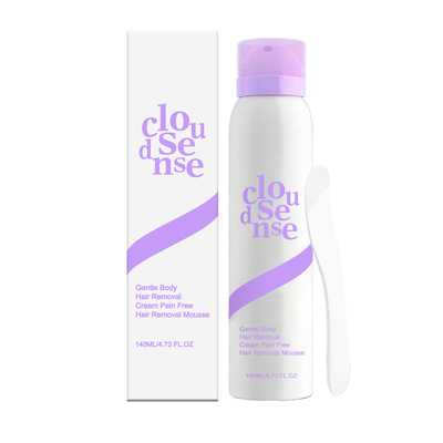 Gentle hair removal mousse, refreshing for the whole body
