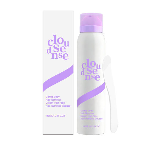 Gentle hair removal mousse, refreshing for the whole body