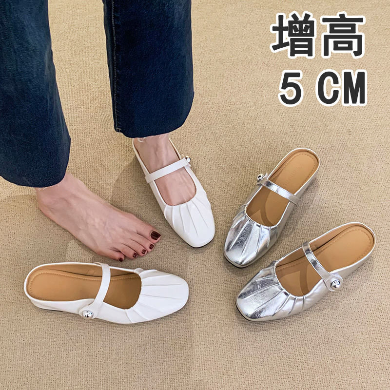 包头半拖鞋女夏外穿一脚蹬懒人