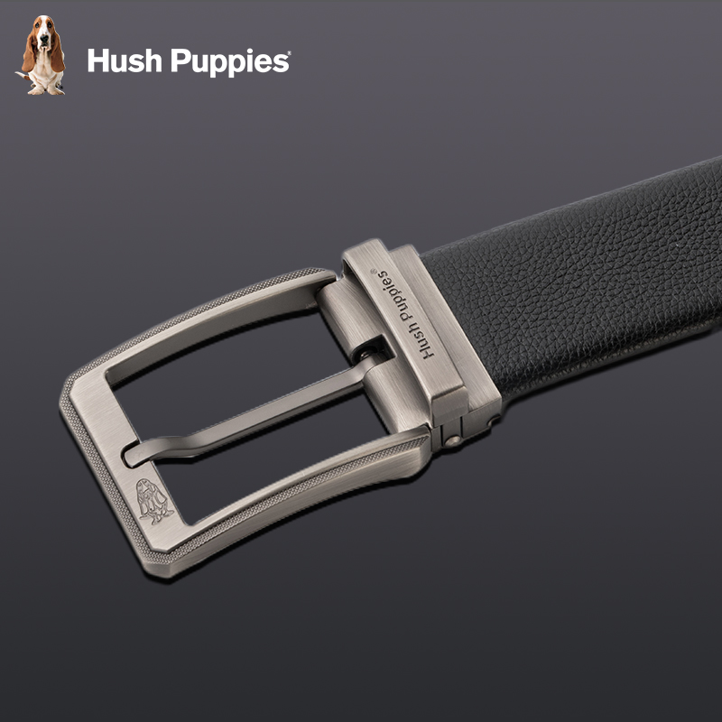 男士针扣真皮腰带2024新款