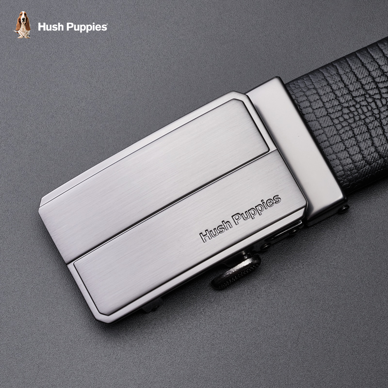 暇步士男士简约真皮皮带