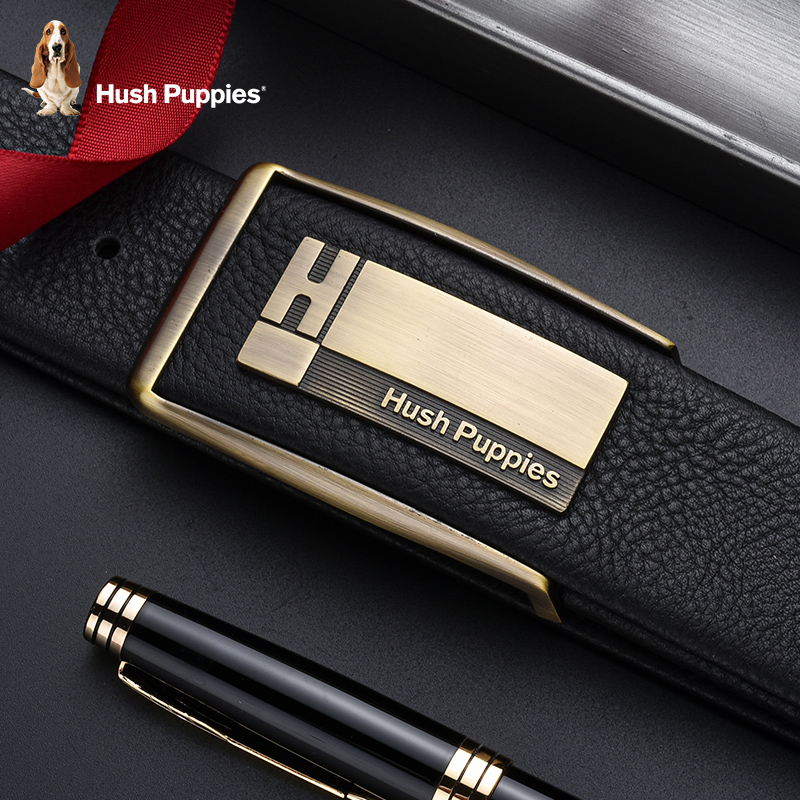 暇步士男士真皮商务皮带