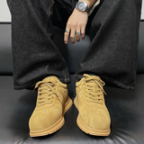 XZ110-25378#简约百搭白色厚底休闲板鞋男系带小白鞋运动鞋P120，男鞋休闲鞋，星座110