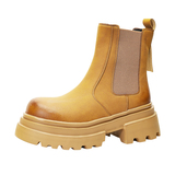 XZ110-92806#男高级感真皮拉链痞帅皮靴时尚马丁靴P135(209)，男鞋马丁靴，星座110