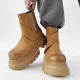 XZ110-92807#复古英伦风厚底增高切尔西靴子男P135(209），男鞋切尔西靴，星座110