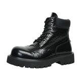 XZ110-9293#英伦风厚底马丁靴男黑色系带机车靴增高短靴P130，男装工装外套，星座110