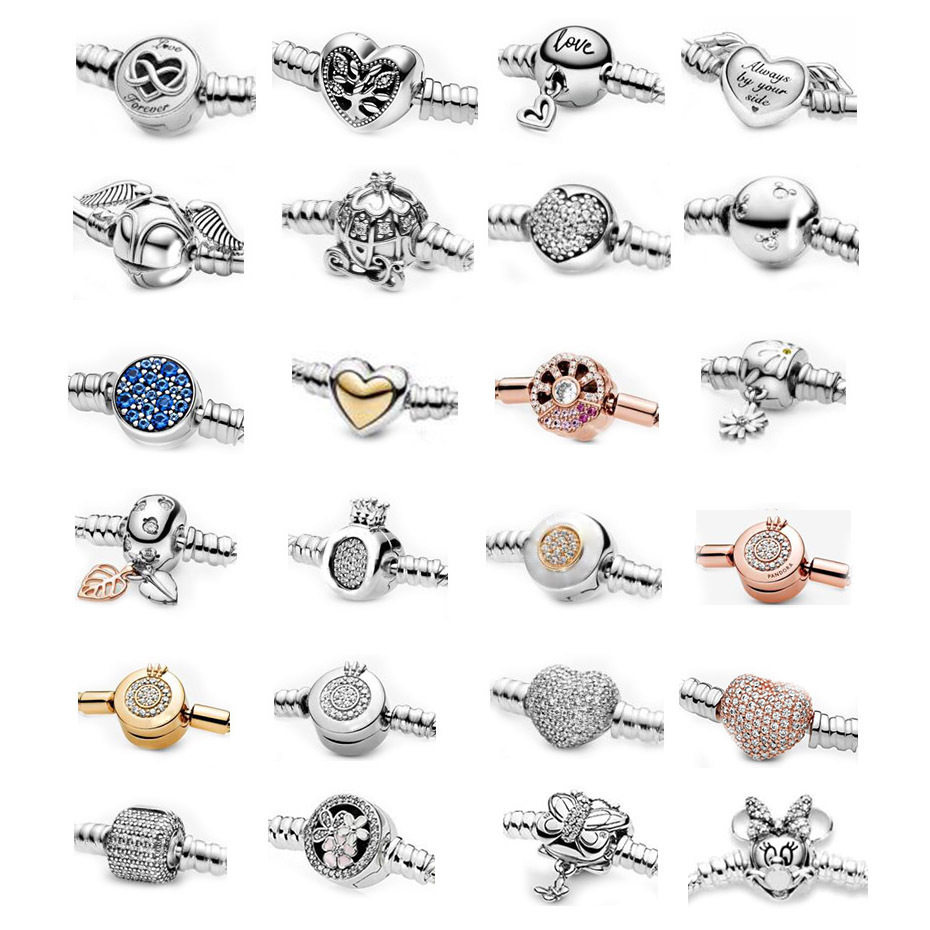 潘家飞贼白铜手链玫瑰金色扣头