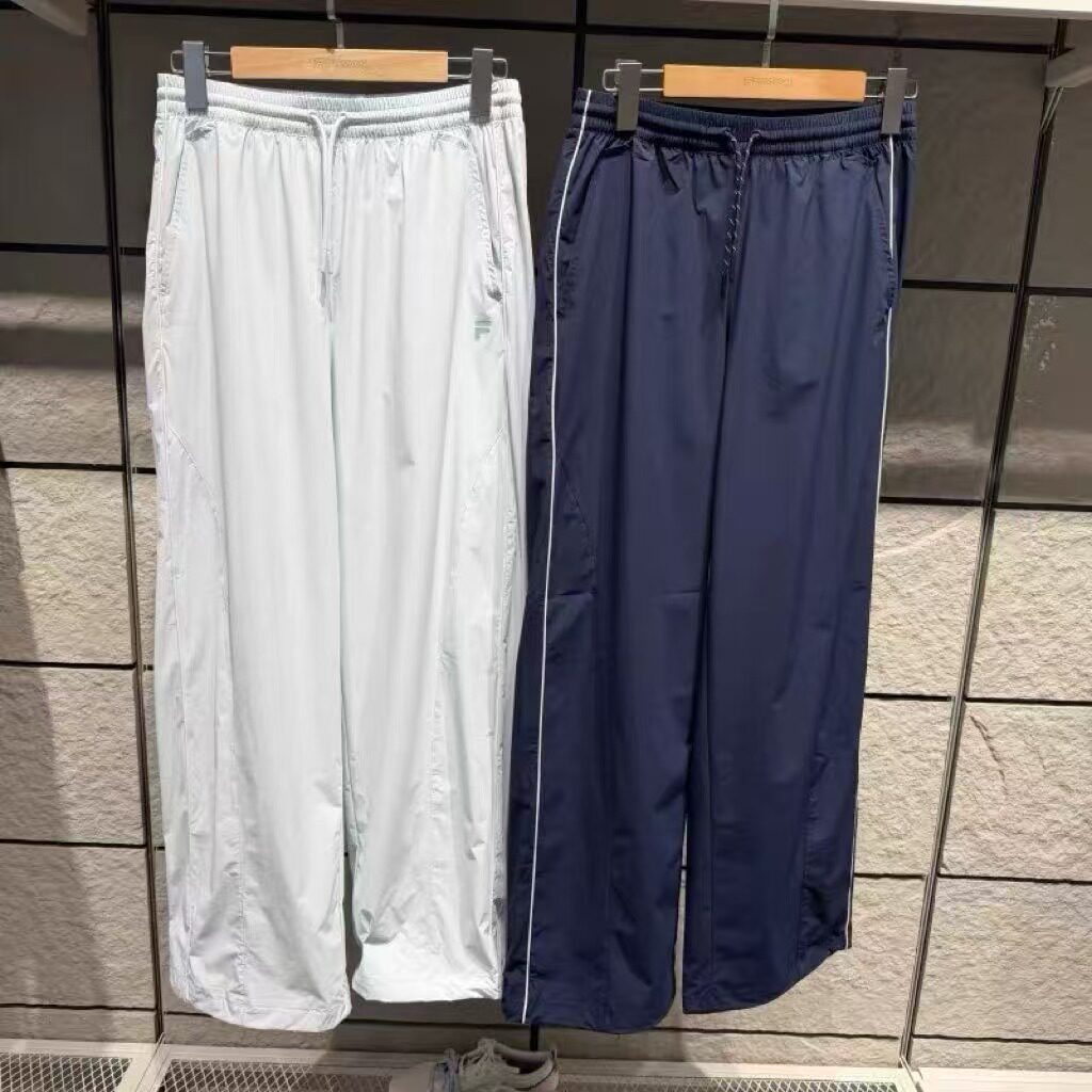 女装夏款梭织长裤防晒凉感直筒裤