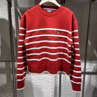 休闲运动编织衫 女子时尚 毛衣F11W618406F 新款 FILA斐乐2026年春季