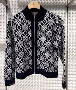 FILA斐乐女装 2026年春新款经典商务休闲编织开衫外套F61W618497