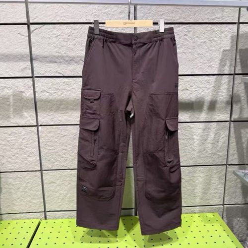 男装冬新款运动休闲宽松梭织长裤