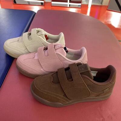 运动贴贴鞋德训鞋复古T头板鞋