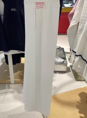 FILA斐乐2025春款女裤场下网球运动宽松直口针织长裤A11W513607