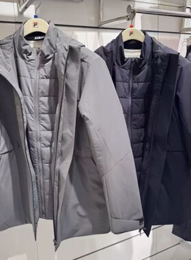 FILA斐乐男装2026年春季新款运动休闲时尚棉服两件套F11M613902