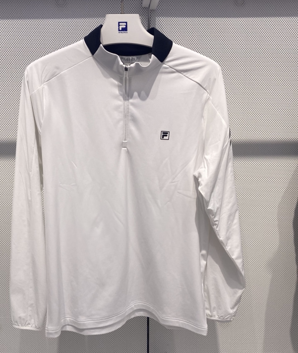 斐乐fila正品23春新款男装运动休闲针织长袖套头衫a11m315201f