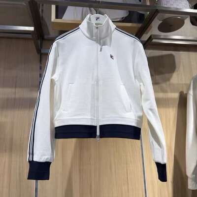 斐乐女装运动休闲针织长袖外套