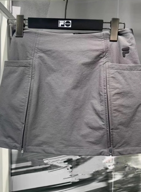 FILA斐乐2025春新款女装休闲修身半身裙梭织短裙T11W511302