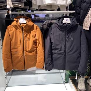 FILA斐乐2025年冬新款 休闲运动连帽基础保暖羽绒服A11M441909 男装
