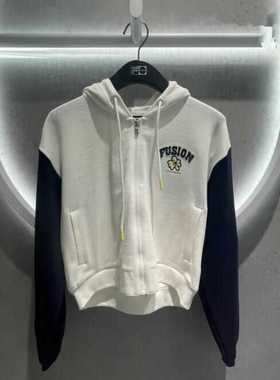 斐乐fila潮牌正品24秋新款女装运动休闲宽松针织外套T11W432501F