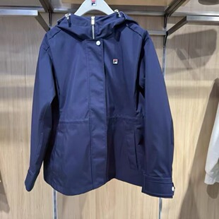 FILA斐乐2026年春夏新款女装舒适宽松运动休闲梭织外套F11W628703