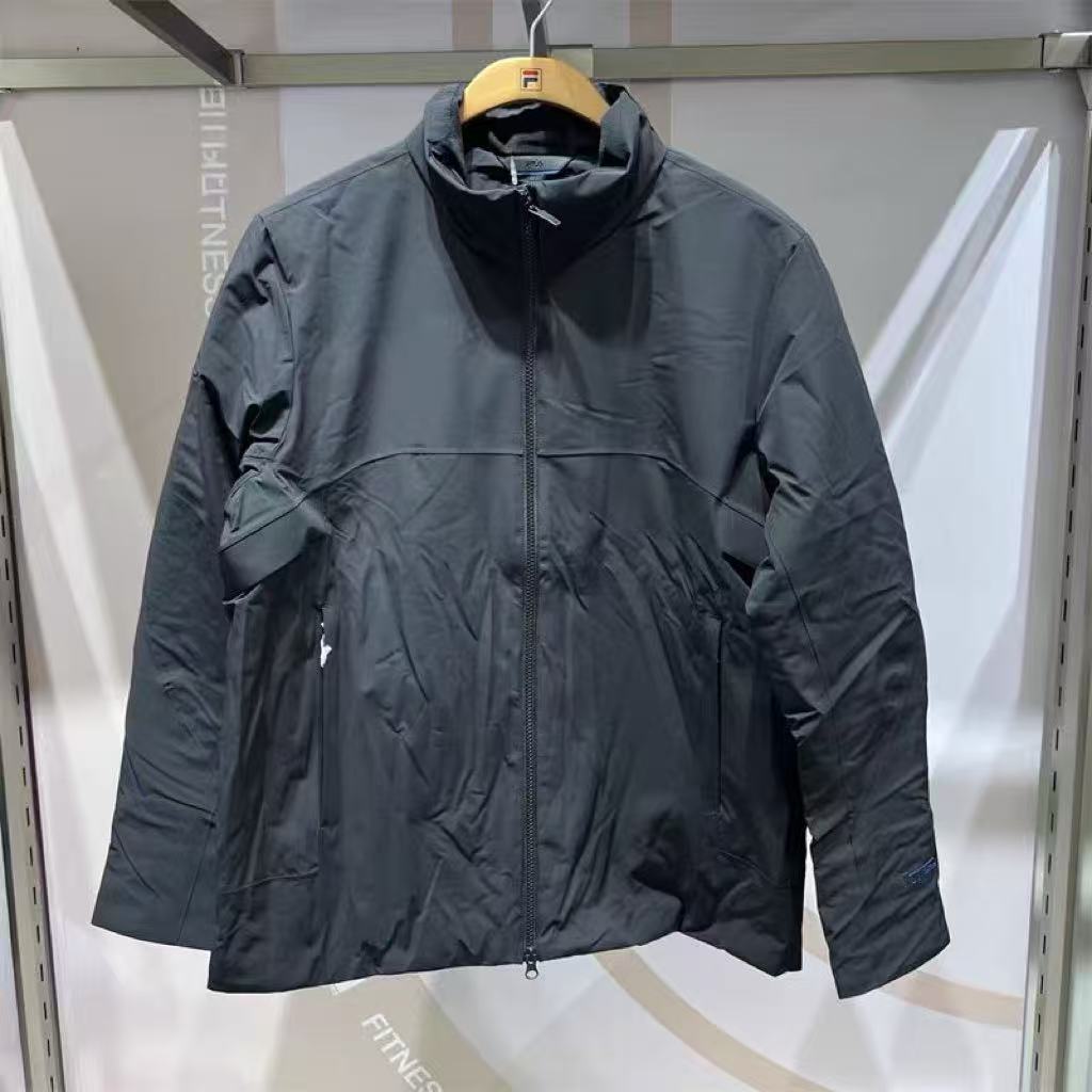 新款男子高端商务薄款羽绒服