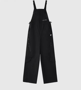 FILA斐乐潮牌2025年春新款女装休闲舒适梭织背带裤T11W511301F