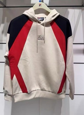 FILA斐乐2026春季新款男子时尚休闲宽松针织连帽上衣F11M619207