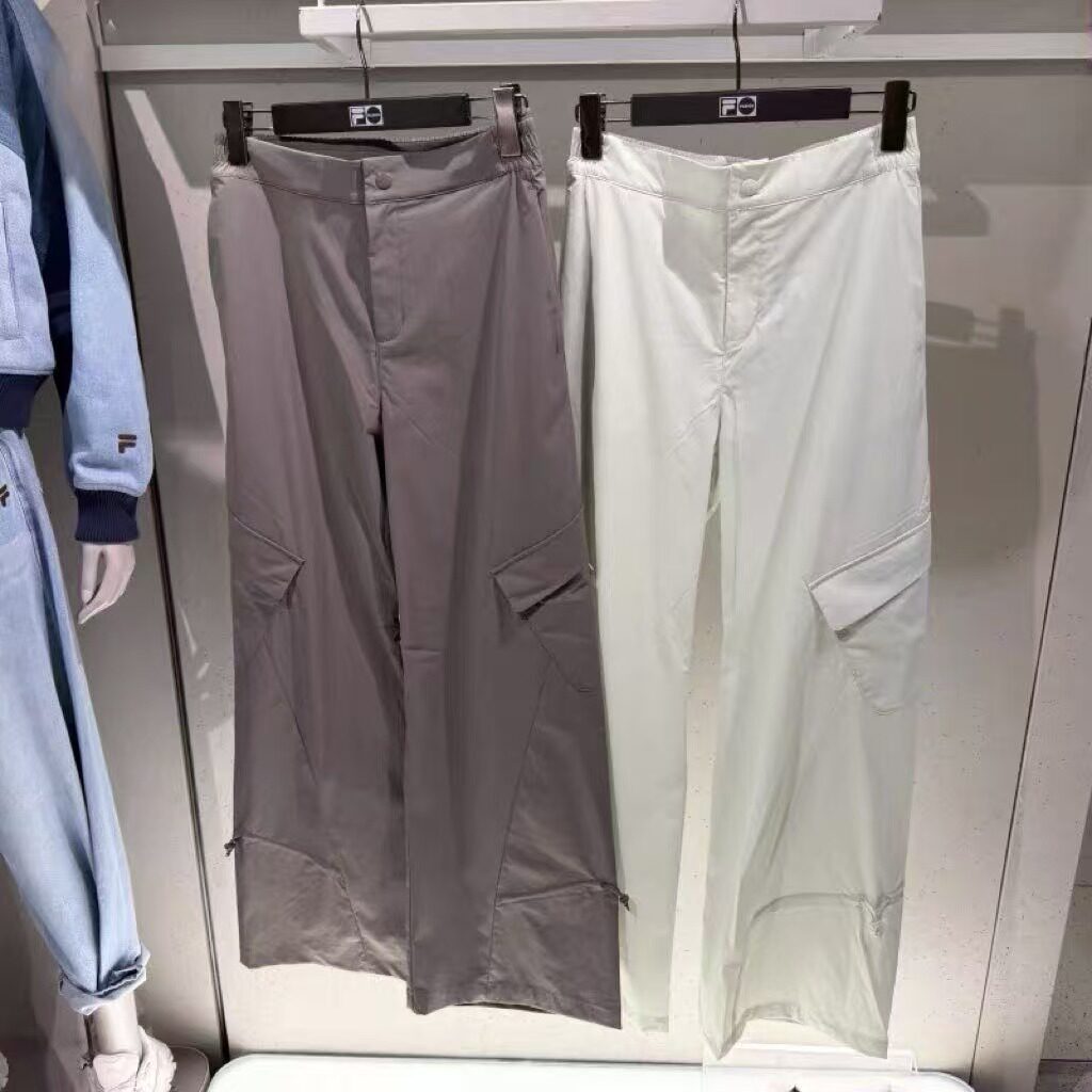 女装夏季款机能系列宽松梭织长裤