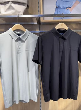 斐乐fila正品25夏秋款男装运动休闲针织短袖POLO衫T恤F11M532112F