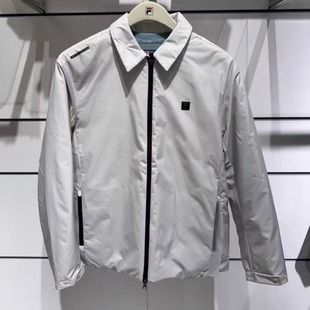 FILA斐乐2026年春季 男子休闲运动基础涤纶格纹棉服F11M613905 新款