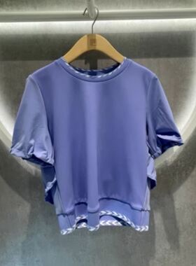 FILA斐乐女装 2025年夏季新款时尚运动宽松短袖衫T恤 F11W424114