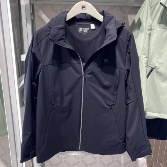 男装宽松运动休闲连帽梭织外套