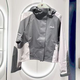 时尚 新款 运动休闲连帽梭织外套F11W539704 女装 FILA斐乐2025年秋季