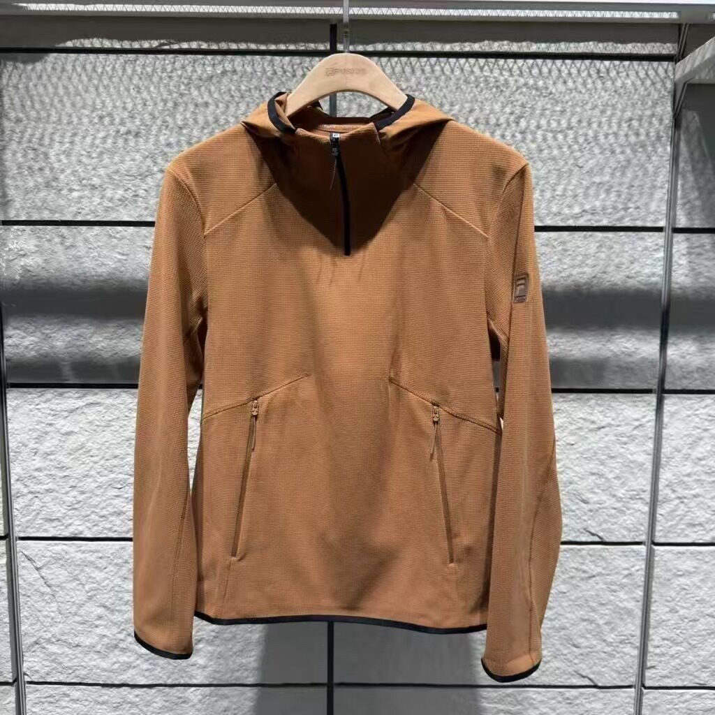 冬新款基础针织连帽上衣外套