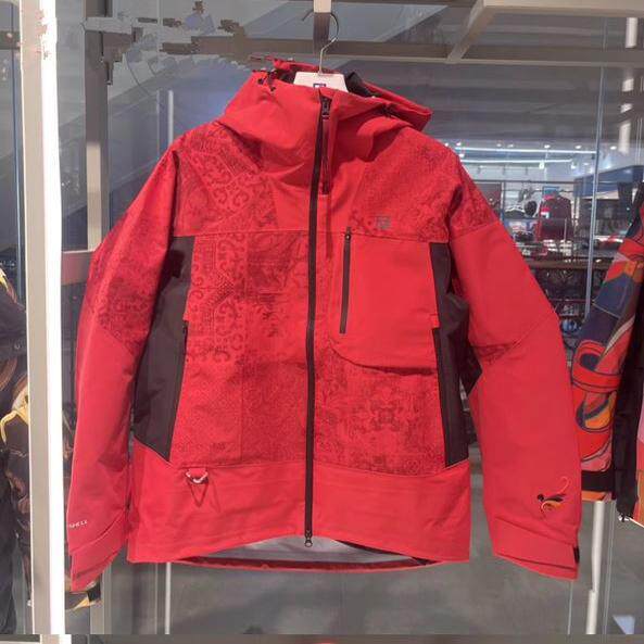 斐乐fila正品25春新款男装户外运动冲锋衣连帽外套夹克A11M517730