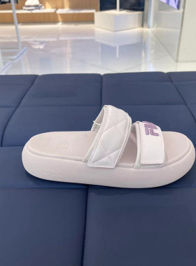 FILA斐乐拖鞋女厚底2026夏季增高沙滩凉鞋DONUT甜甜圈F12W221503F